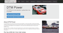Desktop Screenshot of dtmpower.com