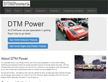 Tablet Screenshot of dtmpower.com